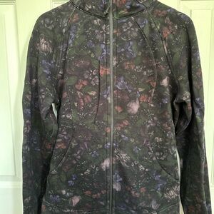 Lululemon Scuba Hoodie, Floral Patterned